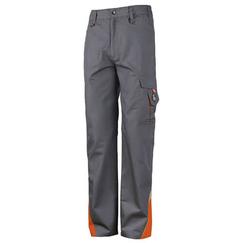 Παντελόνι εργασίας PRISMA SUMMER γκρί/πορτοκαλί